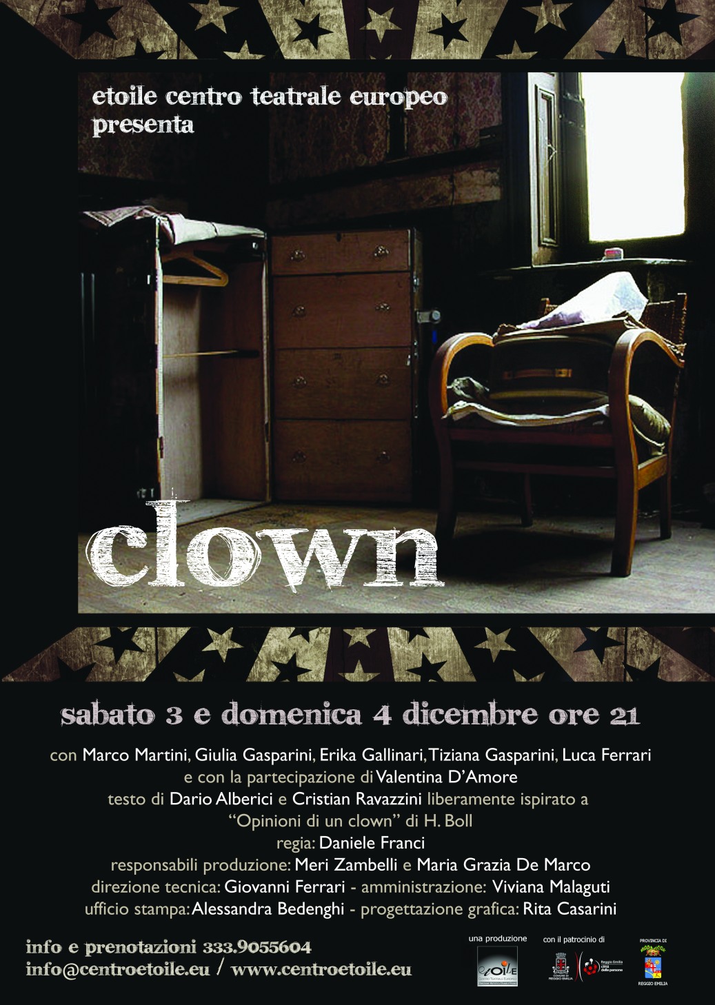 locandina clown